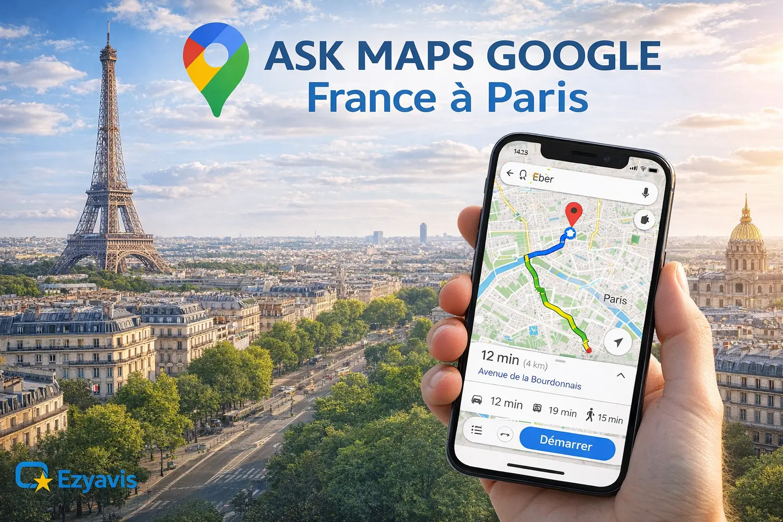 ask maps google : Fontainebleau - Melun - Paris